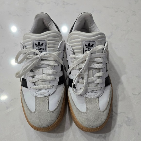 Adidas Samba XLG Shoes - White/Black/Gum - Men's Size 8 - Picture 2 of 9